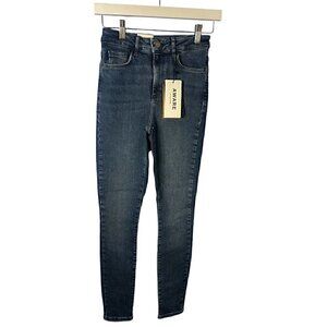 Vero Moda Aware stretch Womens High-Rise Skinny Jeans Denim Organic Cotton XS,